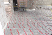 traditional under floor heating